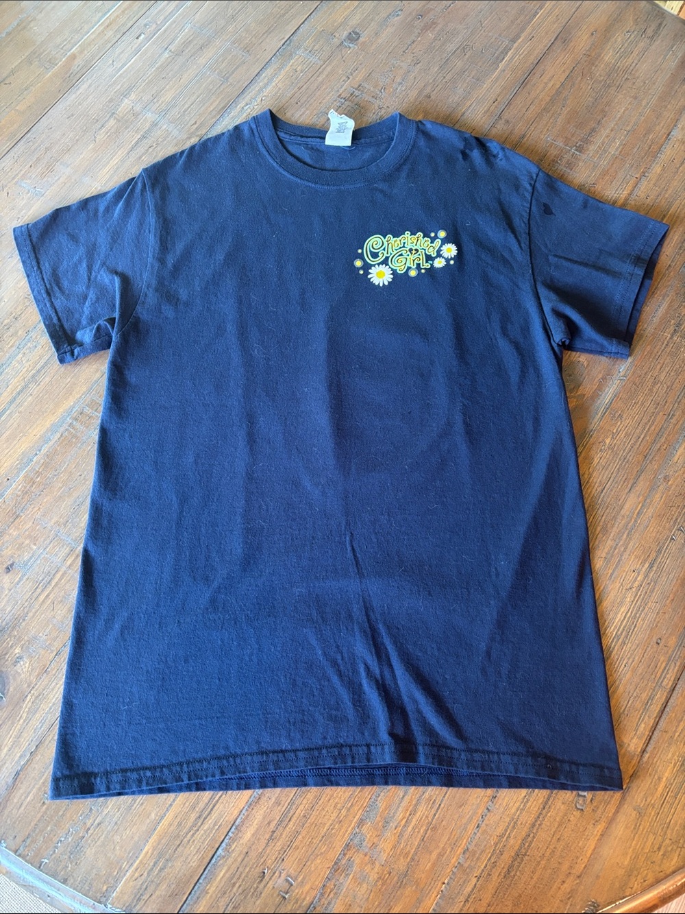 Cherished Girl Gildan size M navy blue T shirt